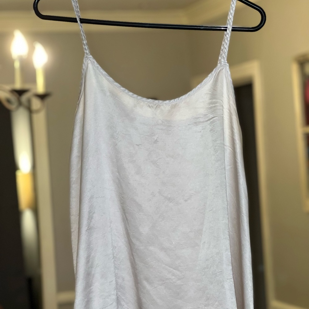 PJ Harlow Daisy Satin Cami with Braided Straps